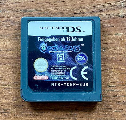 Orcs & Elves (Nintendo DS, EUR Version) Cartridge Only, Tested & Working!