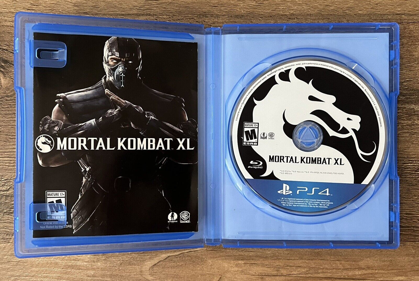 Mortal Kombat XL PS4 CIB W/ Manual - Sony PlayStation 4