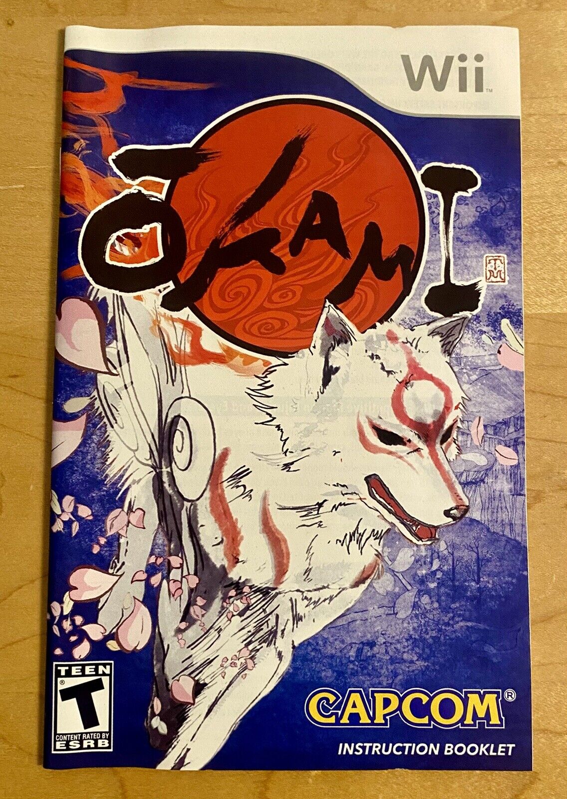 Okami (Nintendo Wii, 2008) CIB W/ Manual, Authentic, Tested & Working