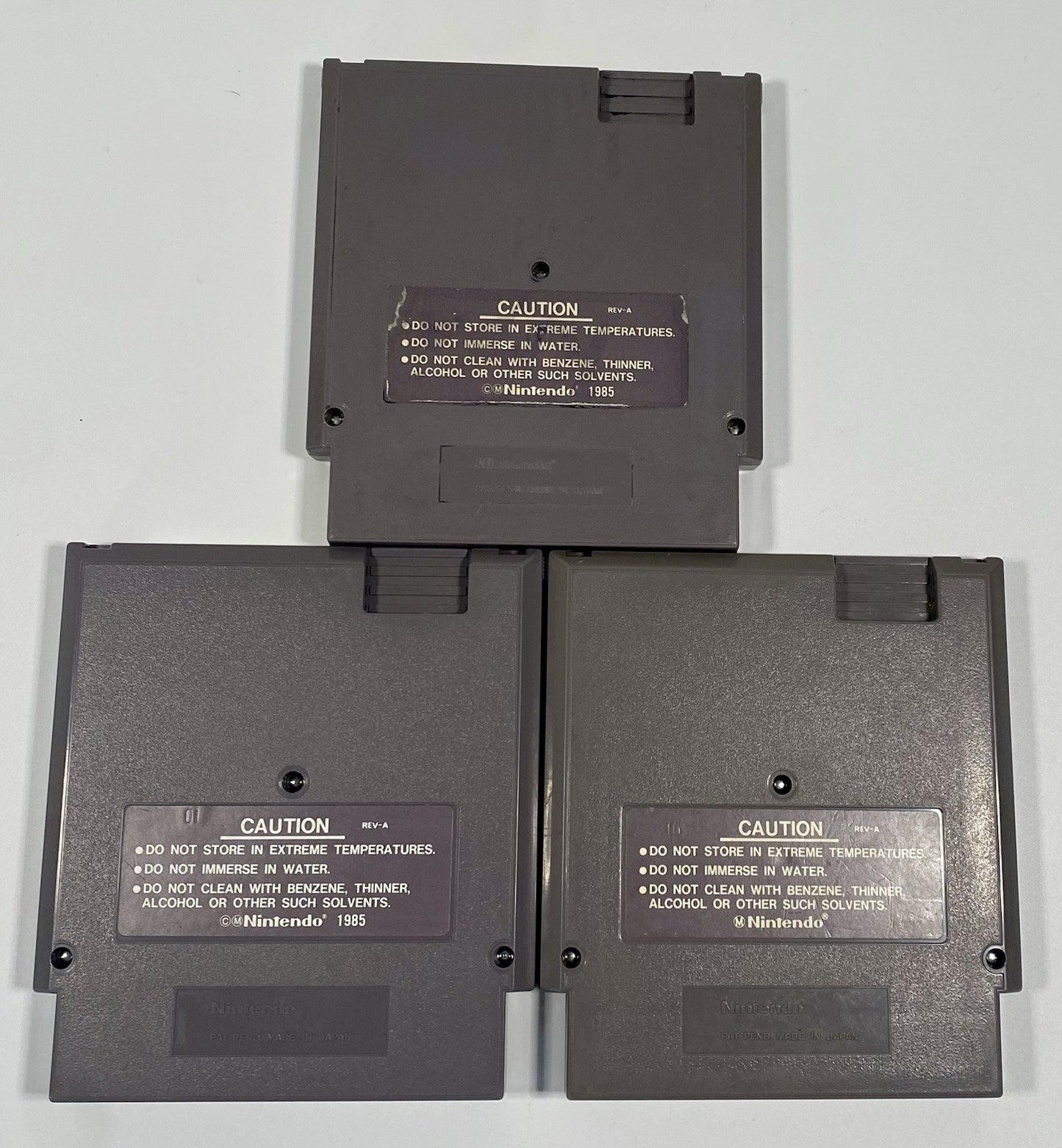 NES 3 Game Lot Bundle. Mario/Duck Hunt, Mickey Mousecarade, Anticipation. Tested