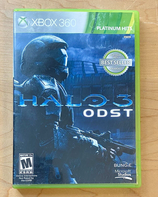 Halo 3 ODST (Microsoft Xbox 360, 2009) CIB w/ Manual, Authentic & Tested