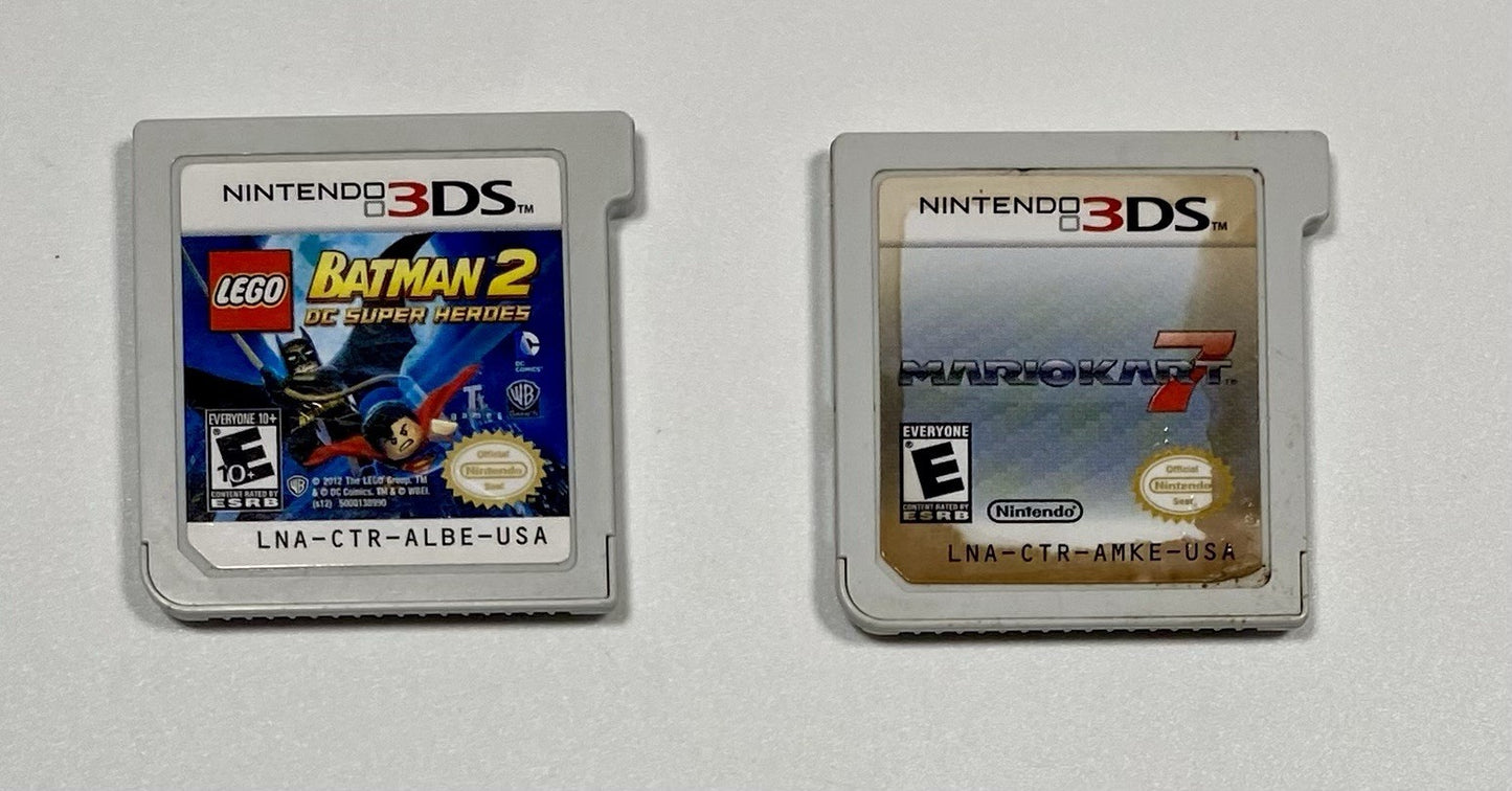 Mario Kart 7, Lego Batman 2 & Dream Trigger 3D CIB, Nintendo 3DS, All Tested