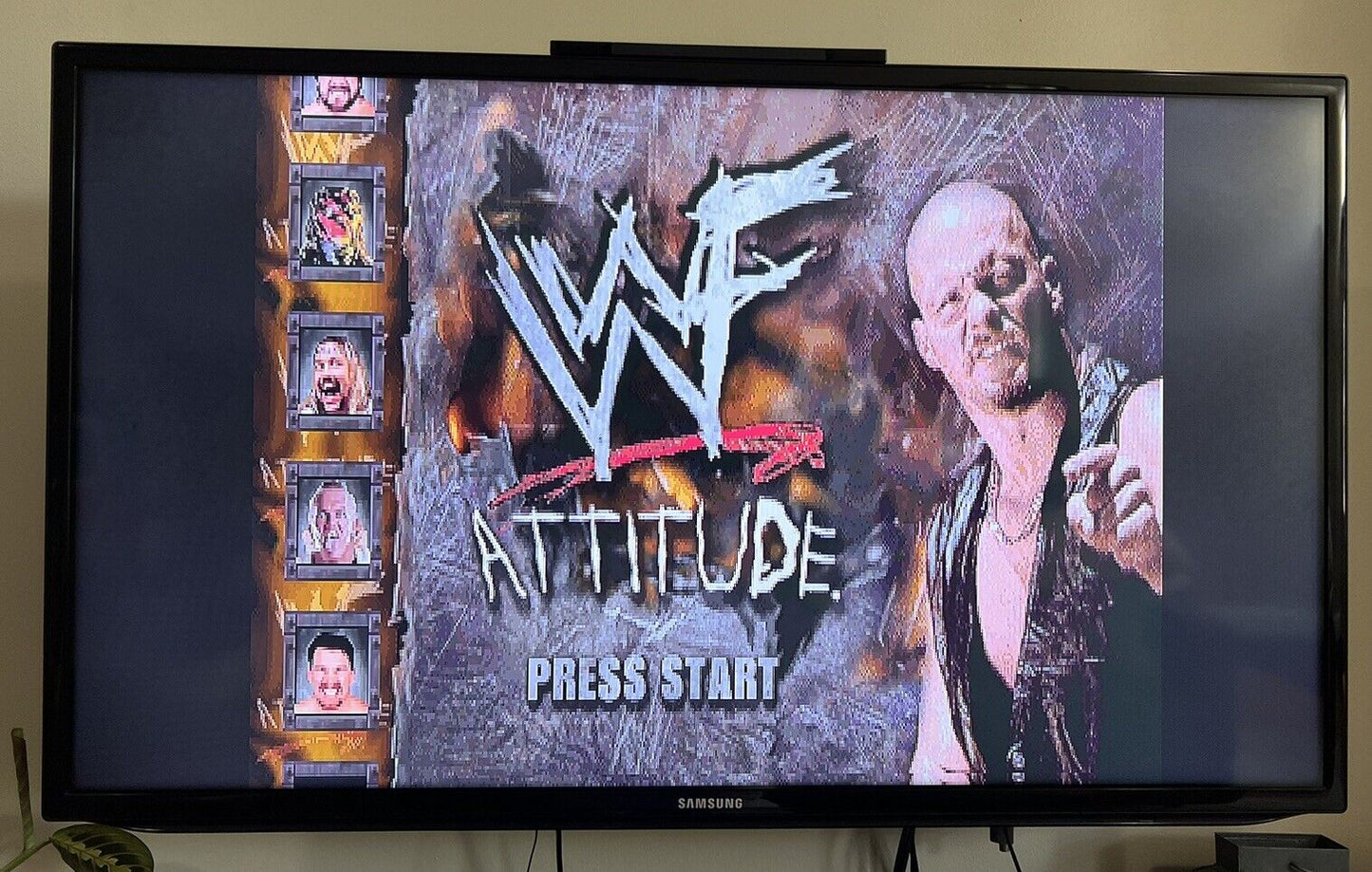 Sony Playstation 1 (PS1) WWF Attitude With Registration Card - Nice Copy