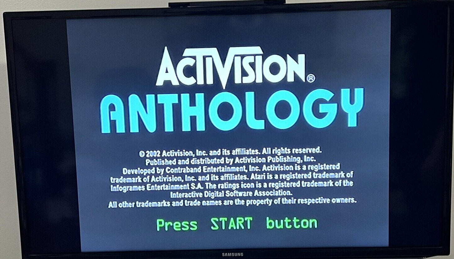PlayStation 2 Activision Anthology PS2 Atari Classics (Disk, Case, and Manual)
