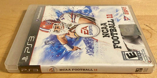 NCAA Football 11 (Sony PlayStation 3, 2010), PS3 CIB W/ Manual, Tested & Working