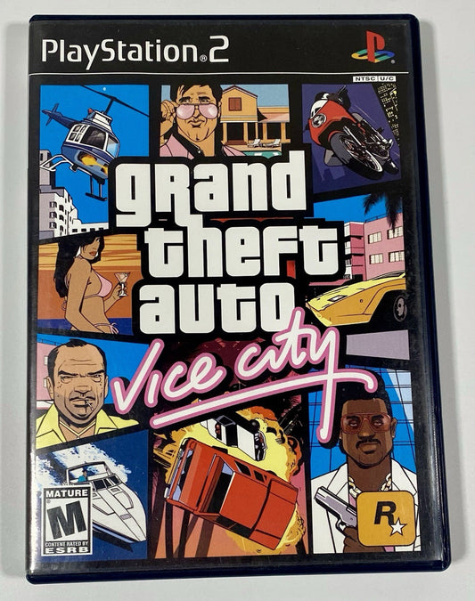 Grand Theft Auto Vice City ( Sony PlayStation 2) With Manual, No Map, Tested