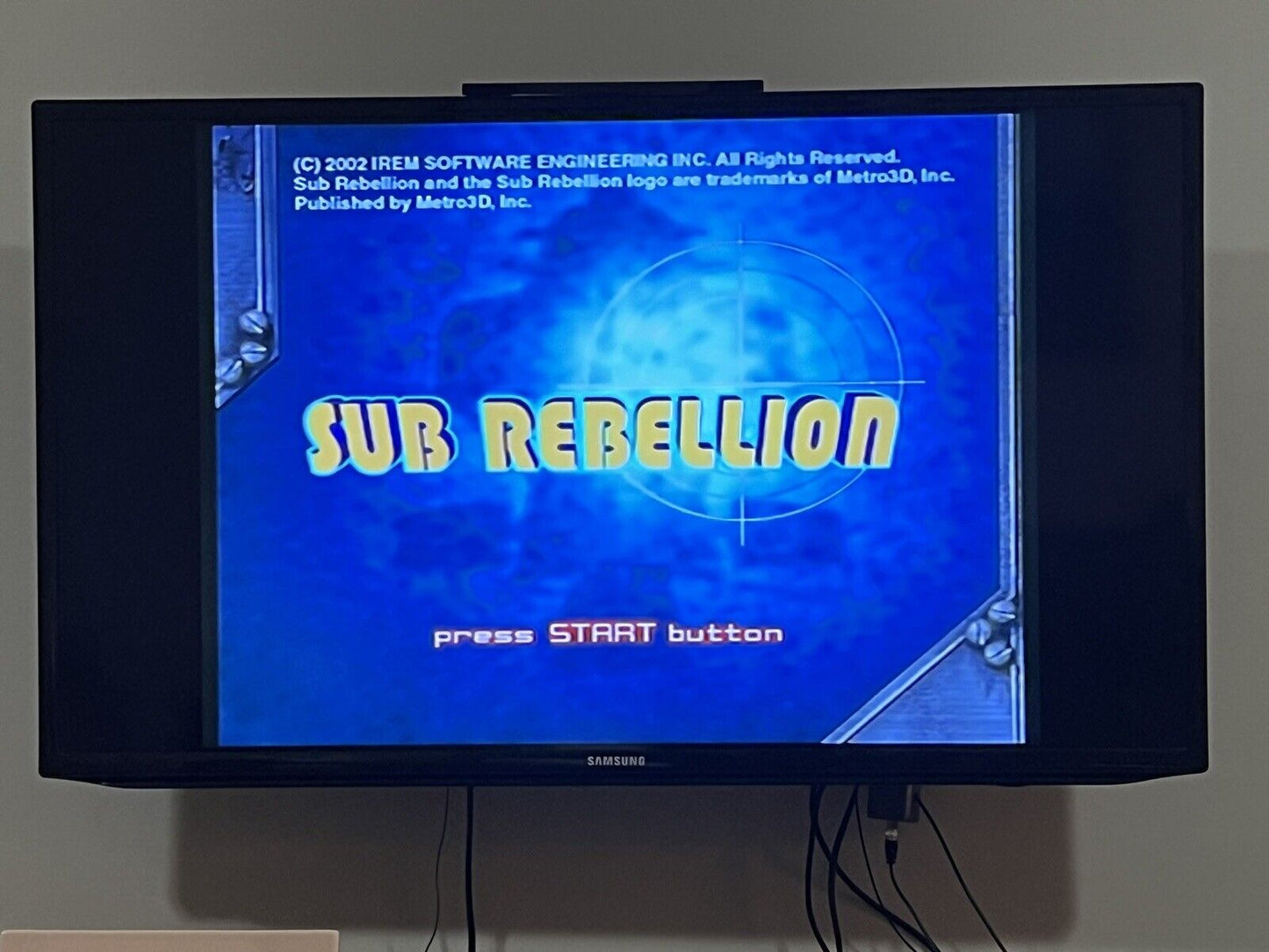 Sub Rebellion (Sony PlayStation 2, 2002) PS2 Tested And Works