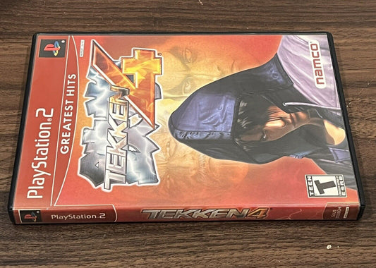 Tekken 4 PS2 PlayStation 2 + Reg Card - Complete CIB -TESTED-