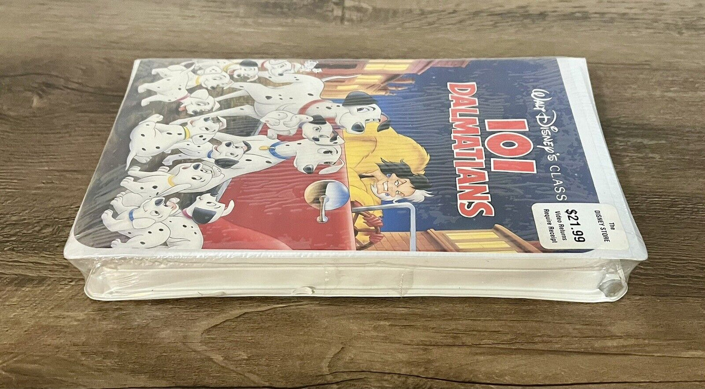 101 Dalmatians (VHS, 1992) - DISNEY 1263 THE CLASSICS BLACK DIAMOND SEALED