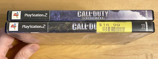 Call of Duty 3 & Finest Hour Bundle (Sony PlayStation 2) Authentic & Tested