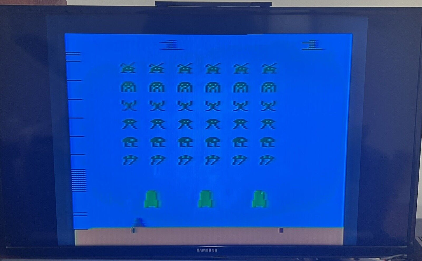 Space Invaders Picture Label~ Atari 2600 Game And Manual Tested Works