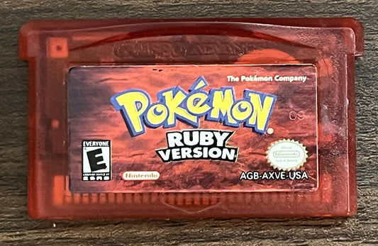 Pokemon: Ruby Version GBA (Game Boy Advance, 2003) *New Battery* Authentic