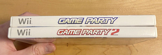 Game Party 1 & 2 Bundle (Nintendo Wii) Authentic, Both Tested & Working