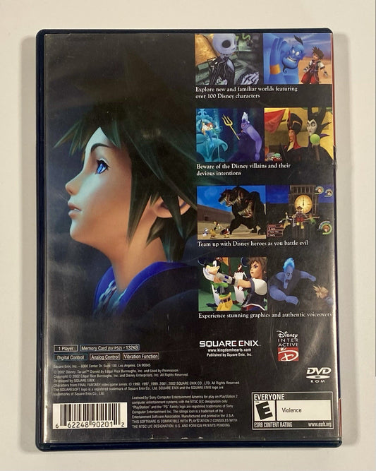 Kingdom Hearts I & II, 1 & 2 + Tips & Tricks Magazine Bundle (PlayStation 2) PS2