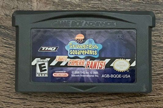 SpongeBob SquarePants: Lights, Camera, Pants (Nintendo Game Boy Advance, 2005)