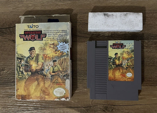 Operation Wolf (Nintendo Entertainment System, 1989) with Box TESTED