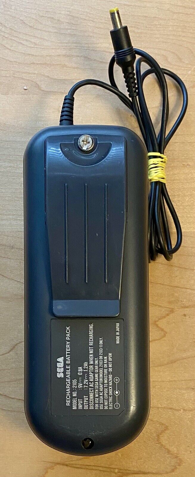 Sega Game Gear System Console Rechargeable Battery Pack Model 2105 Untested