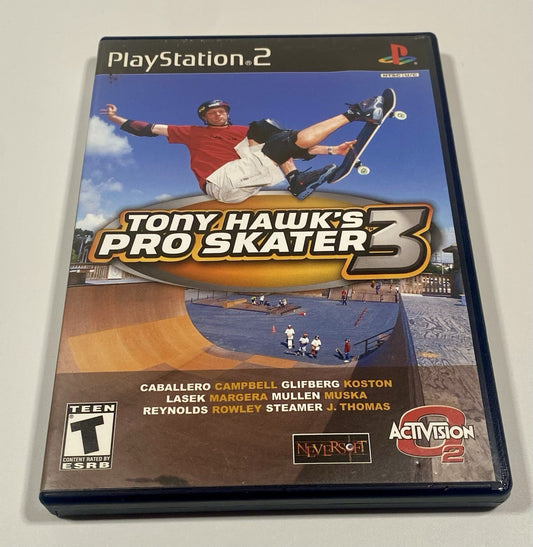 Tony Hawk's Pro Skater 3 (Sony PlayStation 2, 2002) CIB w/ Manual & Reg, Tested