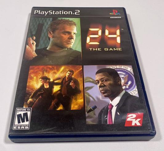 24: The Game (Sony PlayStation 2, 2006) PS2, CIB W/ Manual, Tested & Working