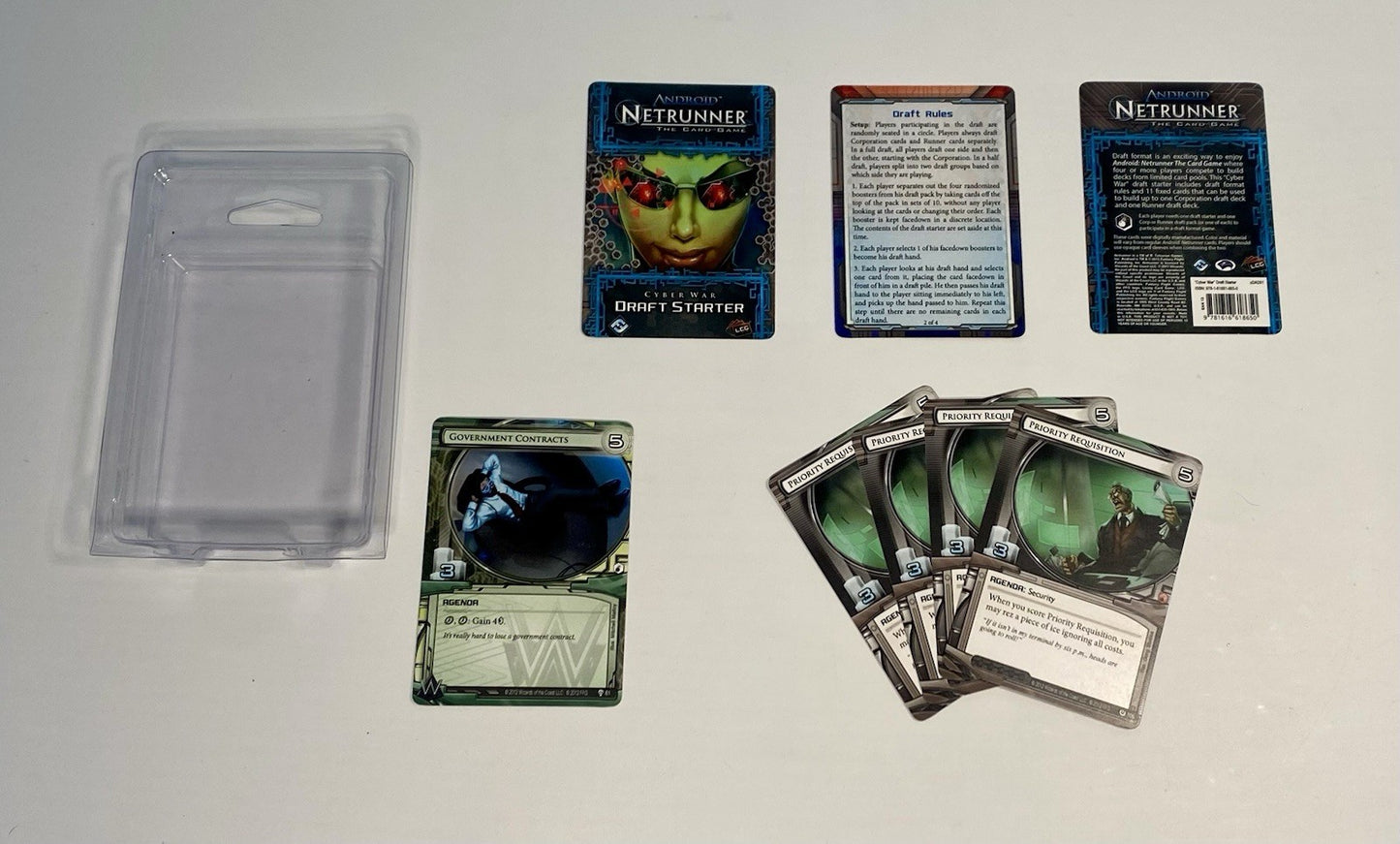 Android Netrunner LCG Opening Move Data Pack 2013 Fantasy Flight Games Read Desc