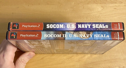 SOCOM: US Navy Seals 1, 2 & Sealed Demo Lot (PlayStation 2) PS2 All CIB & Tested