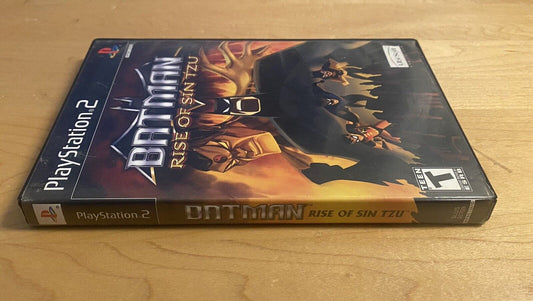 Batman: Rise of Sin Tzu Game (Playstation 2 PS2, 2003) CIB Authentic & Tested