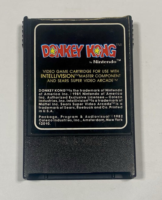 Donkey Kong - Intellivision - Game Cart only - VINTAGE Game