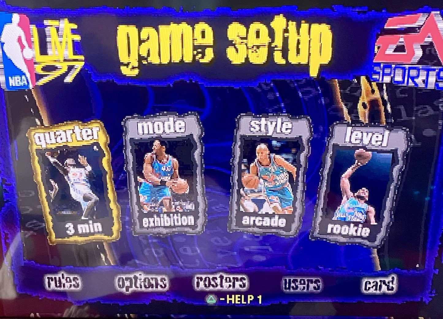 NBA Live 97 (Sony PlayStation 1 1996) PS1 CIB W/ Manual, Works, Read Description