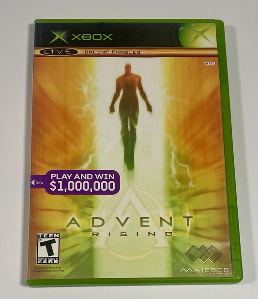 Advent Rising (Microsoft Xbox, 2005) CIB W/ Manual, Authentic, Tested & Working