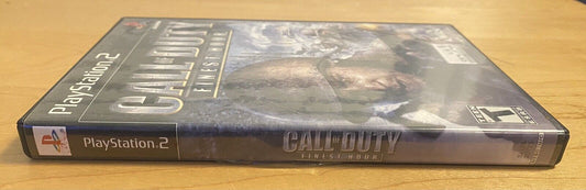 Call of Duty: Finest Hour (Sony PlayStation 2 PS2, 2004) CIB W/ Manual, Tested