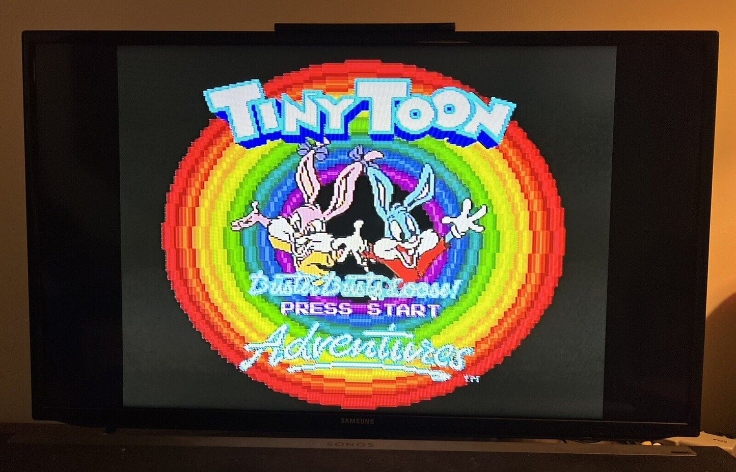 Tiny Toon Buster Busts Loose Super Nintendo SNES Authentic Tested & Works!