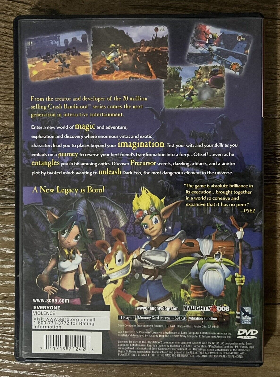 Jak and Daxter: The Precursor Legacy | PlayStation 2 (PS2), 2001 | Tested