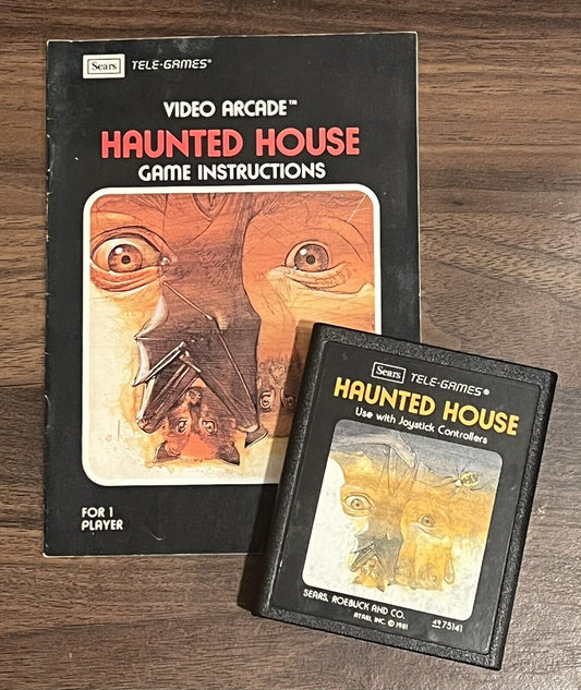 Atari 2600 Haunted House With Manual Tested!