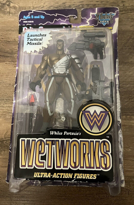 Wetworks Delta Commander Bronze Silver Series 2 Mcfarlane Toys 1996 Open Box
