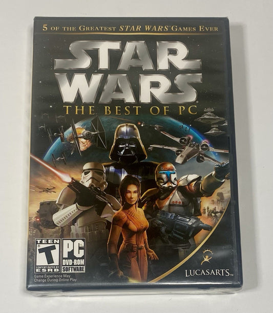 Star Wars: The Best of PC, 5 PC Video Games, Brand New & Factory Sealed