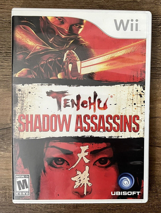 Tenchu: Shadow Assassins Nintendo Wii COMPLETE W/ Manual CIB Tested & Works!