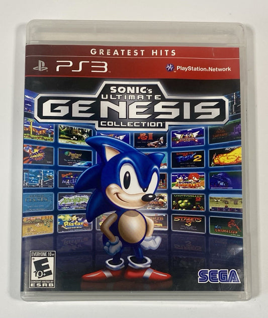 Sonic's Ultimate Genesis Collection PlayStation 3 PS3 Complete CIB w/ Manual
