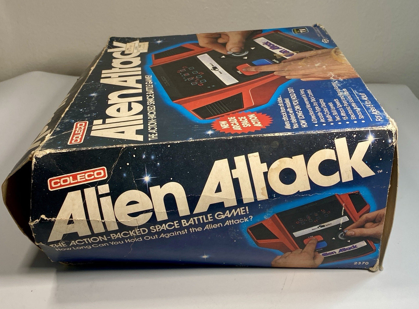 Vintage Alien Attack Electronic Handheld Game Complete w/ Box & Manual Tested