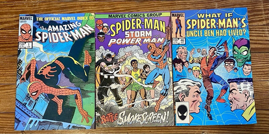 Assorted lot of 3 Spider-Man comics