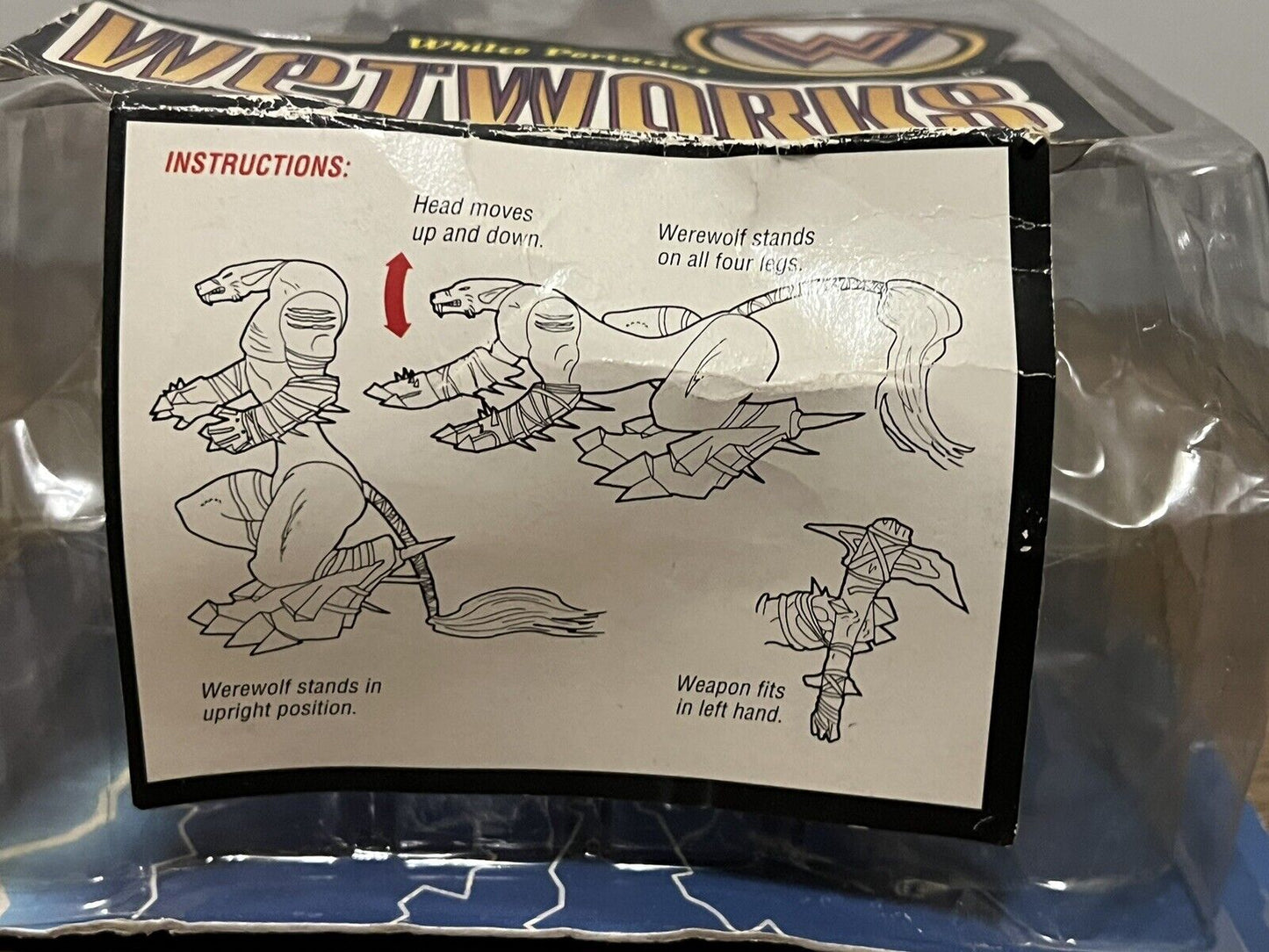 1995 McFarlane Toys Spawn Series 1 Wetworks Werewolf Ultra Action Figure