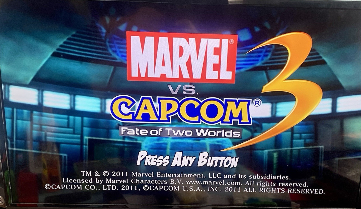 Marvel vs. Capcom 3: Fate Of Two Worlds Microsoft Xbox 360 CIB W/ Manual Tested