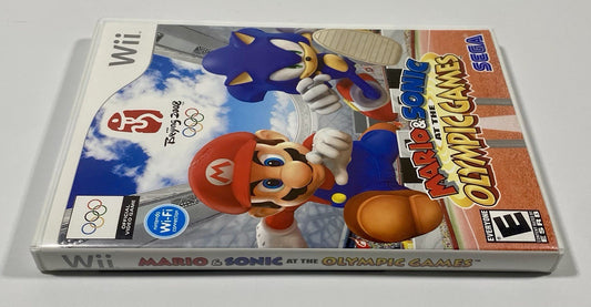 Mario & Sonic at the Olympic Games (Nintendo Wii) CIB W/ Manual, Tested & Works