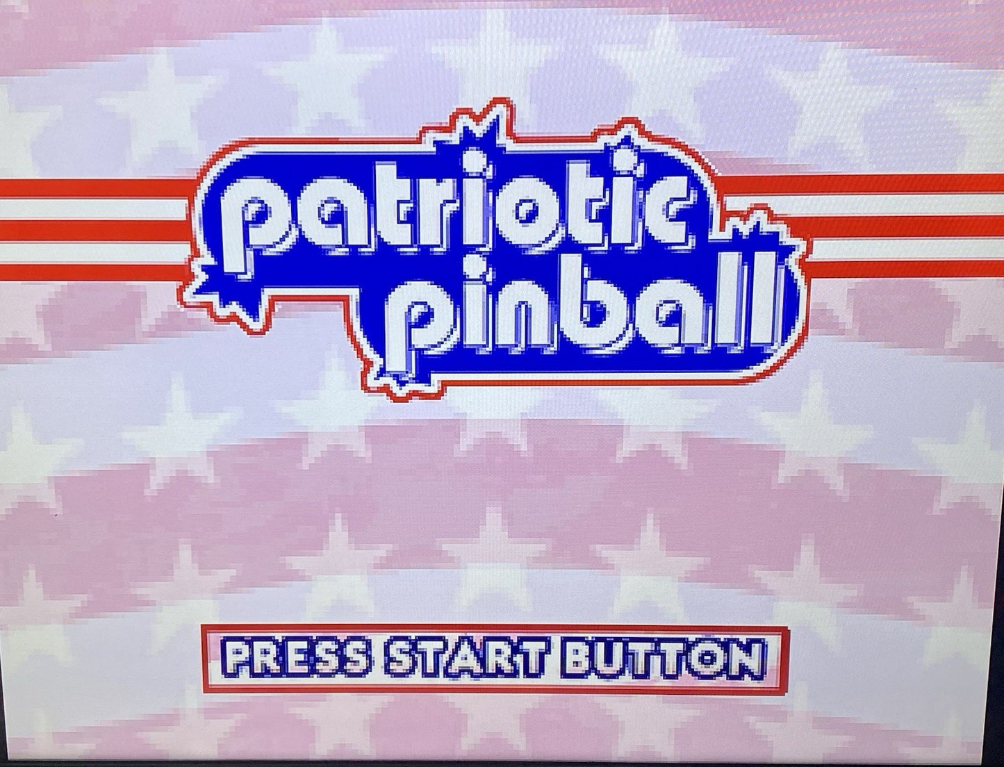 Patriotic Pinball (Sony PlayStation 1 2003) PS1, CIB W/ Manual, Tested Read Desc