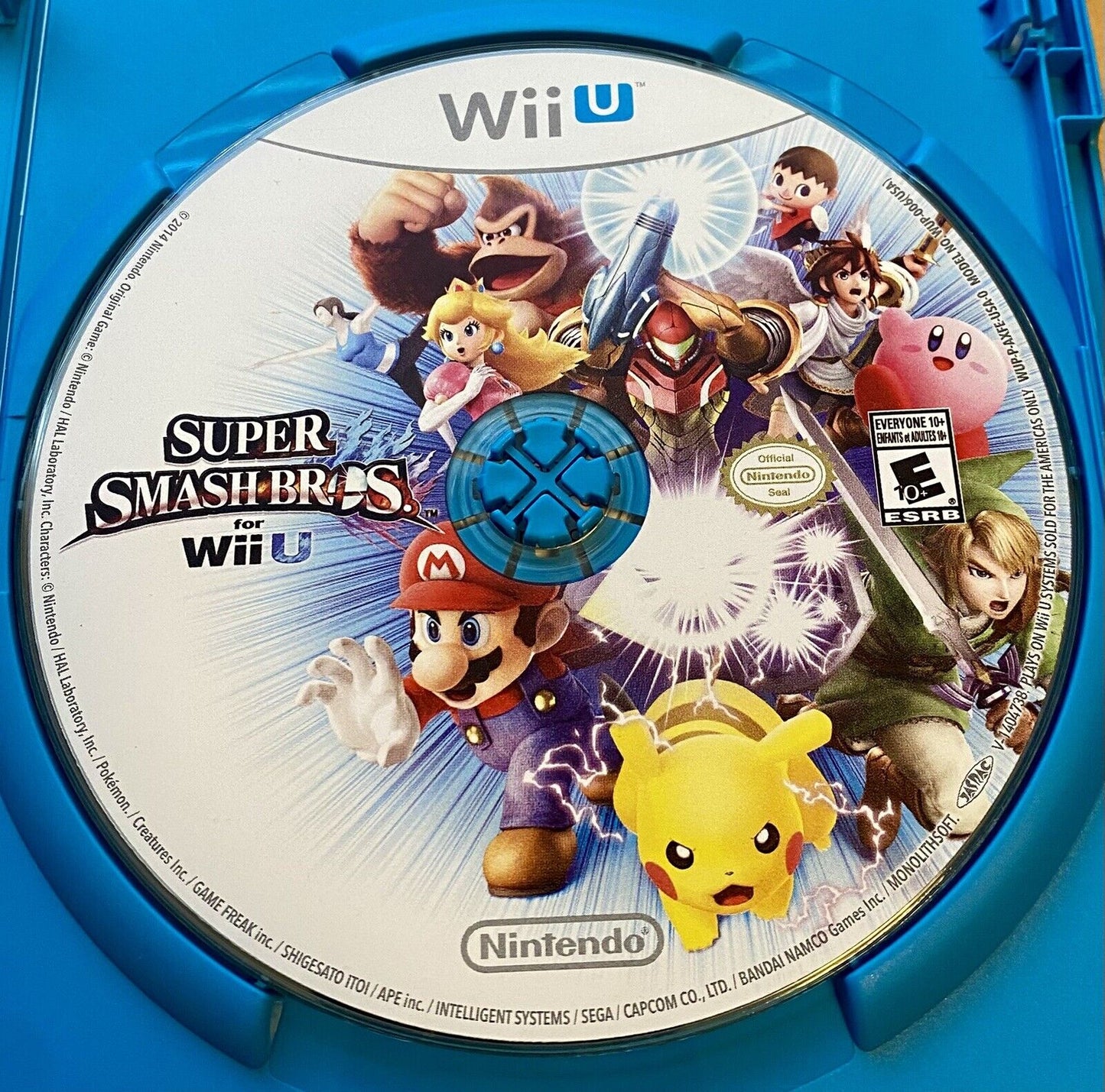 Super Smash Bros. (Nintendo Wii U, 2014) CIB, Complete W/Manual, Tested & Works