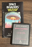 Space Invaders Picture Label~ Atari 2600 Game And Manual Tested Works