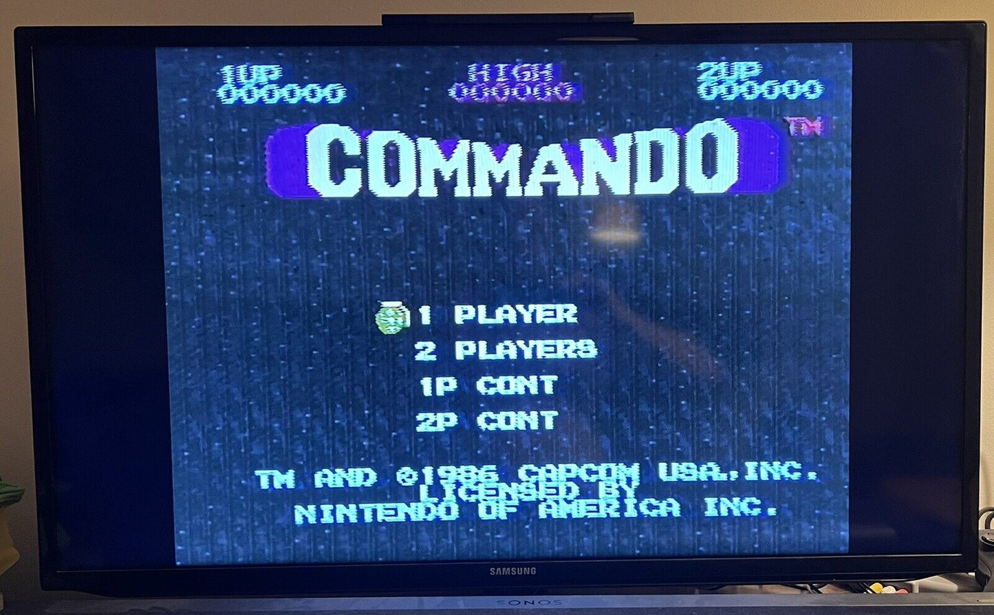 Commando (Nintendo Entertainment System, 1986) 5 Screw Authentic & Tested!
