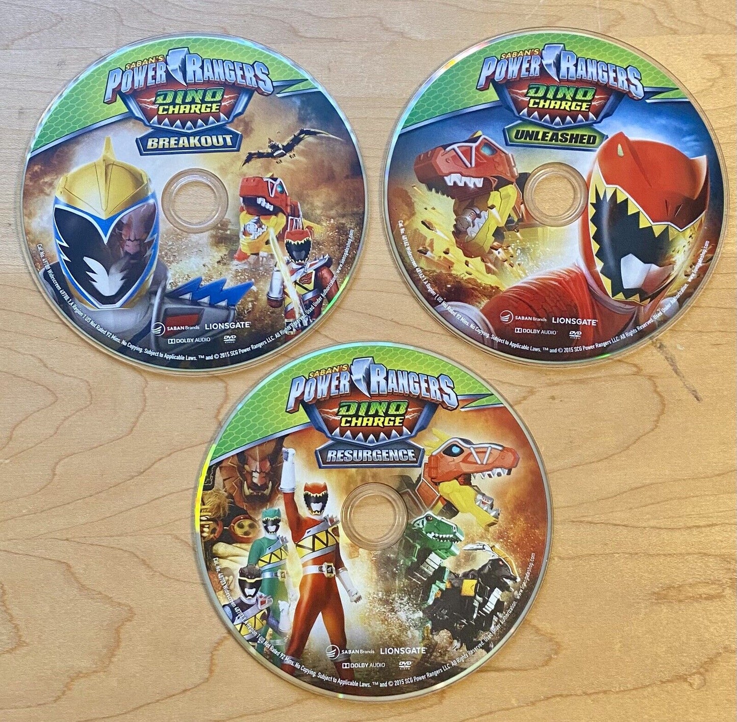 Power Rangers: Dino Charge (DVD), Tested