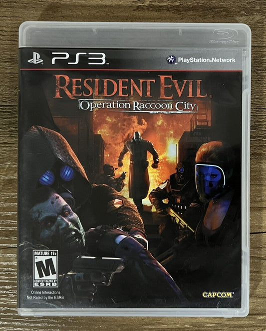 Resident Evil Operation Raccoon City (Sony Playstation 3, 2012) Complete Tested