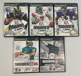 PS2 Sony PlayStation 2 Game Lot Bundle (5) Madden 03 04 05 06 07 All CIB & Work