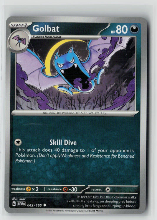 Golbat (SV: Scarlet & Violet 151 042/165) NM